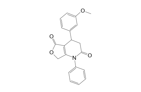 Furo[3,4-b]pyridine-2,5(1H,3H)-dione, 4,7-dihydro-4-(3-methoxyphenyl)-1-phenyl-