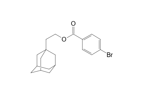 4-Bromobenzoic acid, 2-(1-adamantyl)ethyl ester