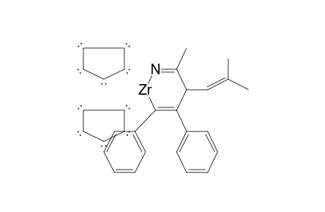 2-Aza-1-zircona-2,5-cyclohexadiene, 4-isobutenyl-3-methyl-5,6-diphenyl-bis(.eta.-5-cyclopentadienyl)-