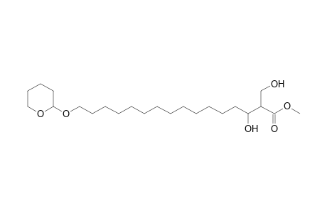 Methyl 3-hydroxy-2-hydroxymethyl-16-tetrahydropyranyloxyhexadecanoate