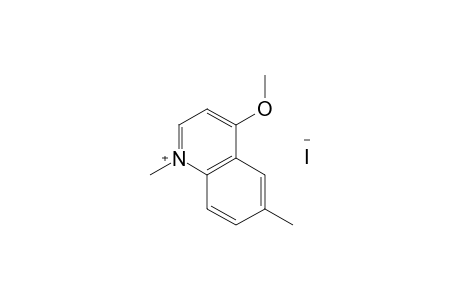1,6-DIMETHYL-4-METHOXYQUINOLINIUM IODIDE