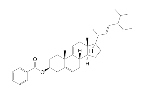 PAKISTEROID-B;24-BETA-ETHYL-CHOLESTA-5,9(11),(22E)-TRIEN-3-BETA-BENZOATE