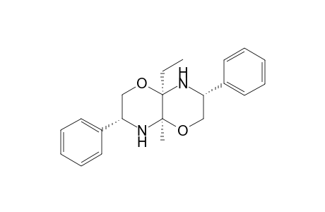 (3R,4aR,7R,8aR)-8a-ethyl-4a-methyl-3,7-diphenyl-2,3,4,6,7,8-hexahydro-[1,4]oxazino[3,2-b][1,4]oxazine
