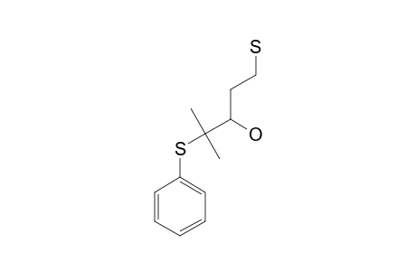 3-HYDROXY-4-METHYL-4-PHENYLSULFANYL-1-SULFANYLPENTANE
