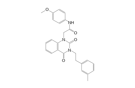 N-(4-methoxyphenyl)-2-(3-[2-(3-methylphenyl)ethyl]-2,4-dioxo-3,4-dihydro-1(2H)-quinazolinyl)acetamide
