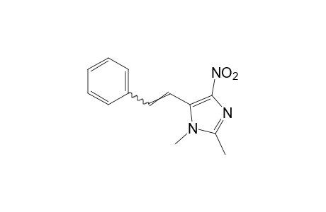 1,2-dimethyl-4-nitro-5-styrylimidazole