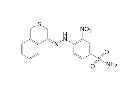 4-[(isothiochroman-4-ylidene)hydrazino]-3-nitrobenzenesulfonamide