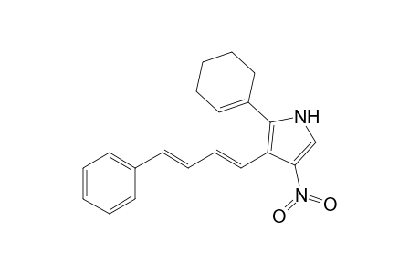 2-(1-cyclohexenyl)-4-nitro-3-[(1E,3E)-4-phenylbuta-1,3-dienyl]-1H-pyrrole