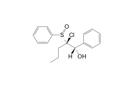(R*)-1-Chloro-1-[(R*)-1-hydroxybenzyl]butyl phenyl sulfoxide