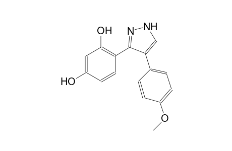 1,3-benzenediol, 4-[4-(4-methoxyphenyl)-1H-pyrazol-3-yl]-
