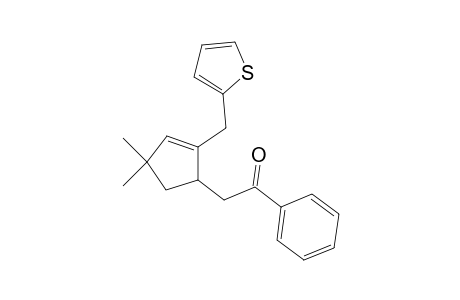 2-(4,4-Dimethyl-2-(thiophen-2-yl)methyl-2-cyclopenten-1-yl)-1-phenylethanone