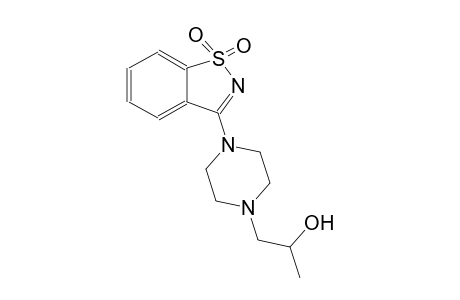 1-[4-(1,1-dioxido-1,2-benzisothiazol-3-yl)-1-piperazinyl]-2-propanol