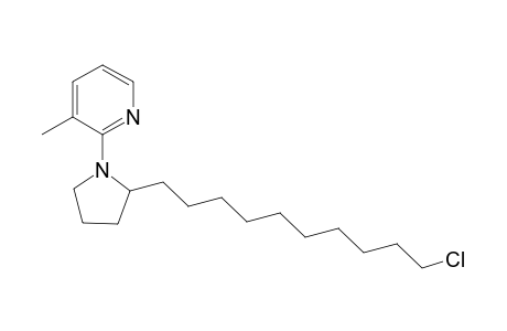 2-[2-(10-Chloro-n-decyl)pyrrolidin-1-yl]-3-methylpyridine