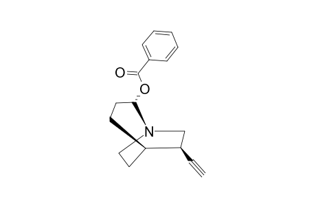 (1S,2R,5R,6S)-2-BENZOYLOXY-6-ETHYNYL-1-AZABICYCLO-[3.2.2]-NONANE