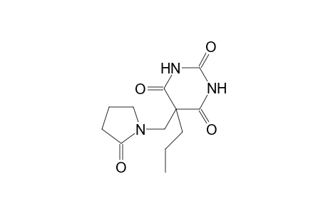 5-[(2-oxo-1-pyrrolidinyl)methyl]-5-propyl-2,4,6(1H,3H,5H)-pyrimidinetrione