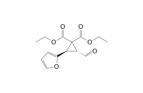 Diethyl (2R,3R)-2-Formyl-3-(furan-2-yl)cyclopropane-1,1-dicarboxylate