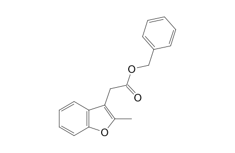 2-methyl-3-benzofuranacetic acid, benzyl ester