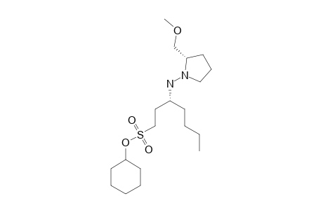 CYCLOHEXYL-(R,S)-(-)-3-[2-(METHOXYMETHYL)-PYRROLIDIN-1-YLAMINO]-HEPTANE-1-SULFONATE