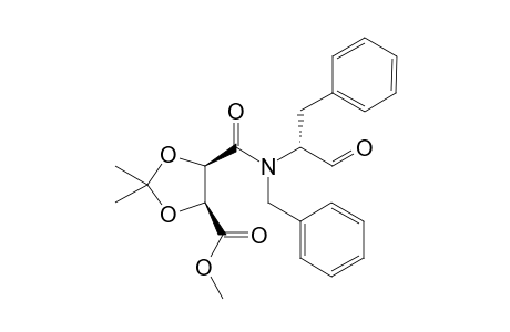 N-Benzyl-N'-[(1R)-1-benzyl-1-formyl]-(2S,3R)-2,3-di-O-isopropylidenetartramic acid methyl ester