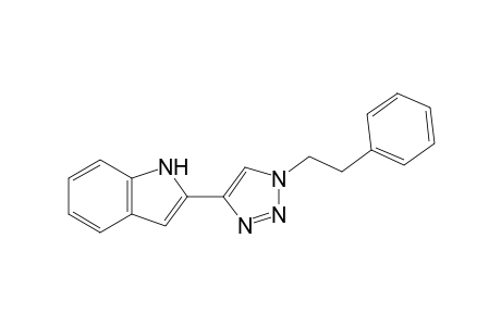 2-[1-(2-Phenylethyl)-1H-1,2,3-triazol-4-yl]-1H-indole