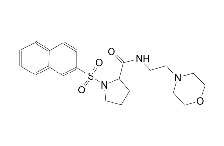 2-pyrrolidinecarboxamide, N-[2-(4-morpholinyl)ethyl]-1-(2-naphthalenylsulfonyl)-