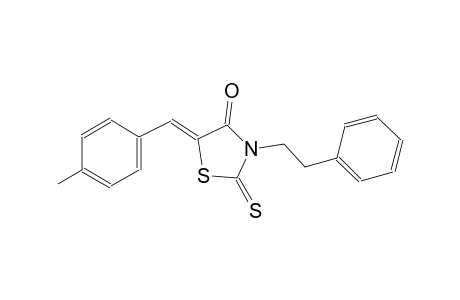 4-thiazolidinone, 5-[(4-methylphenyl)methylene]-3-(2-phenylethyl)-2-thioxo-, (5Z)-