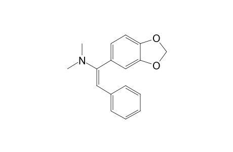 1-(N,N-Dimethylamino)-2-phenyl-1-(3,4-methylenedioxyphenyl)ethene