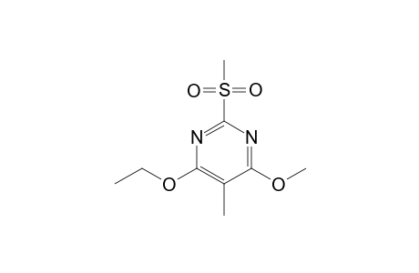 4-ETHOXY-5-METHYL-2-(METHYLSULFONYL)-6-METHOXYPYRIMIDINE