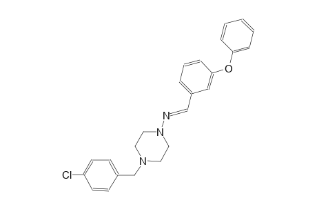 1-piperazinamine, 4-[(4-chlorophenyl)methyl]-N-[(E)-(3-phenoxyphenyl)methylidene]-