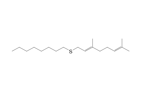 (E)-(3,7-Dimethylocta-2,6-dien-1-yl)(octyl)sulfane