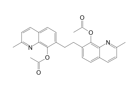 1,2-Di(8-acetoxy-2-methylquinolin-7-yl)ethane