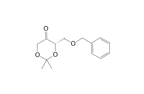 (4S)-2,2-dimethyl-4-(phenylmethoxymethyl)-1,3-dioxan-5-one