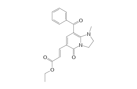 8-Benzoyl-6-[(E)-ethoxycarbonylvinyl]-1-methyl-2,3-dihydro-1H-imidazo[1,2-a]pyridin-5(4H)-one
