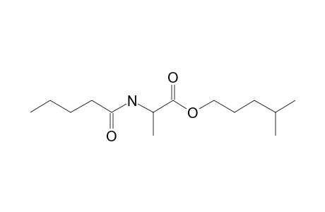 L-Alanine, N-valeryl-, isohexyl ester