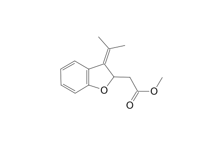 Methyl 2-(3-(propan-2-ylidene)-2,3-dihydrobenzofuran-2-yl)acetate