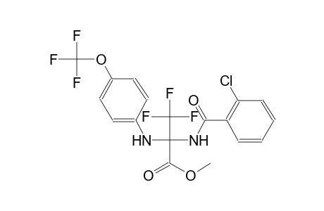 alanine, N-(2-chlorobenzoyl)-3,3,3-trifluoro-2-[[4-(trifluoromethoxy)phenyl]amino]-, methyl ester