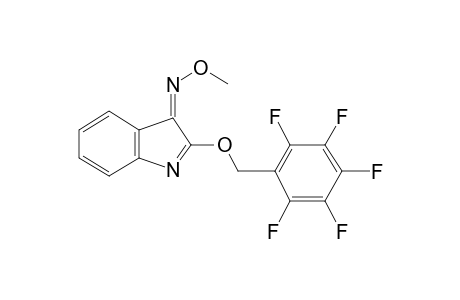(3Z)-2-[(2,3,4,5,6-Pentafluorobenzyl)oxy]-3H-indol-3-one o-methyloxime
