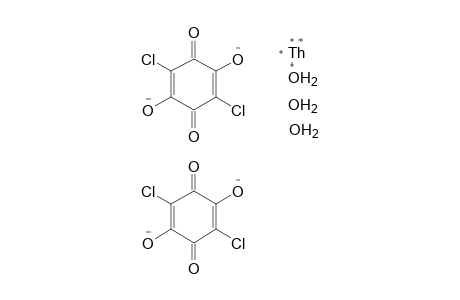 2,5-DICHLORO-3,6-DIHYDROXY-p-BENZOQUINONE, THORIUM DERIVATIVE, TRIHYDRATE