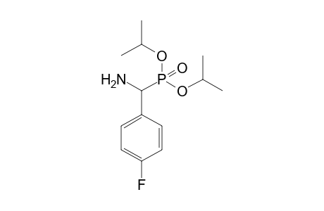 Diisopropyl alpha-amino-alpha-[4-fluorophenyl]methanephosphonate