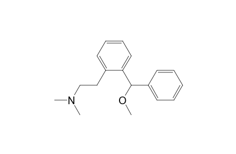 2-[2-[methoxy(phenyl)methyl]phenyl]-N,N-dimethyl-ethanamine