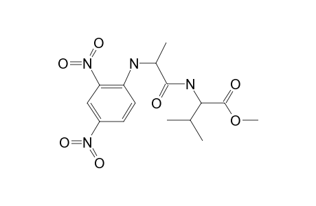 2,4-Dinitrophenyl-dl-alanyl-dl-valine methyl ester