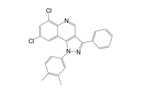 6,8-dichloro-1-(3,4-dimethylphenyl)-3-phenyl-1H-pyrazolo[4,3-c]quinoline