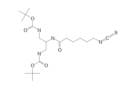 N-[BIS-(N'-TERT.-BUTOXYCARBONYLAMINOMETHYL)-METHYL]-6-ISOTHIOCYANATOHEXANAMIDE