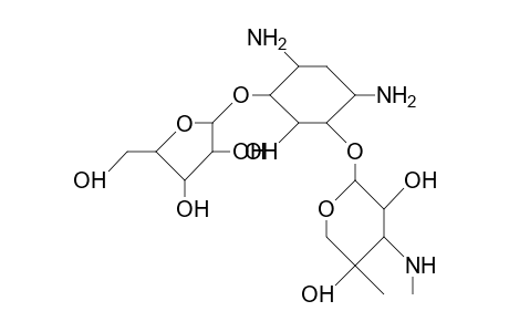O.beta.-D-Ribofuranosyl-(1-4)-garamine