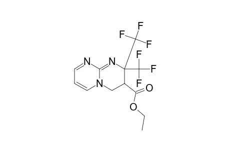 3-ETHOXYCARBONYL-2,2-BIS-(TRIFLUOROMETHYL)-3,4-DIHYDRO-2H-PYRIMIDO-[1,2-A]-PYRIMIDINE