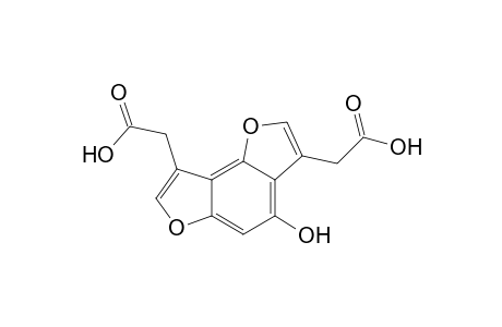 2,2'-(4-Hydroxybenzo[1,2-b : 3,4-b']difuran-3,8-diyl)diacetic acid