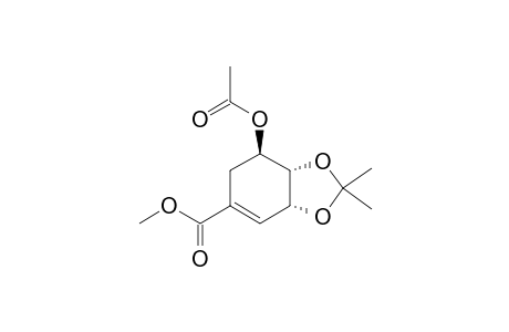 METHYL-5-O-ACETYL-3,4-O-ISOPROPYLIDENE-(-)-SHIKIMATE