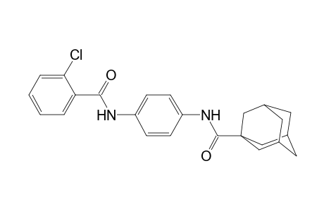 N-(4-[(2-Chlorobenzoyl)amino]phenyl)-1-adamantanecarboxamide