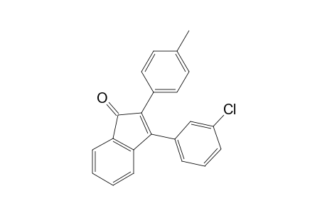 3-(3-Chlorophenyl)-2-(4-methylphenyl)-1H-inden-1-one