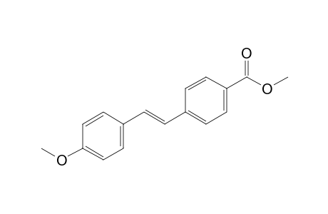 4-[(E)-2-(4-methoxyphenyl)ethenyl]benzoic acid methyl ester
